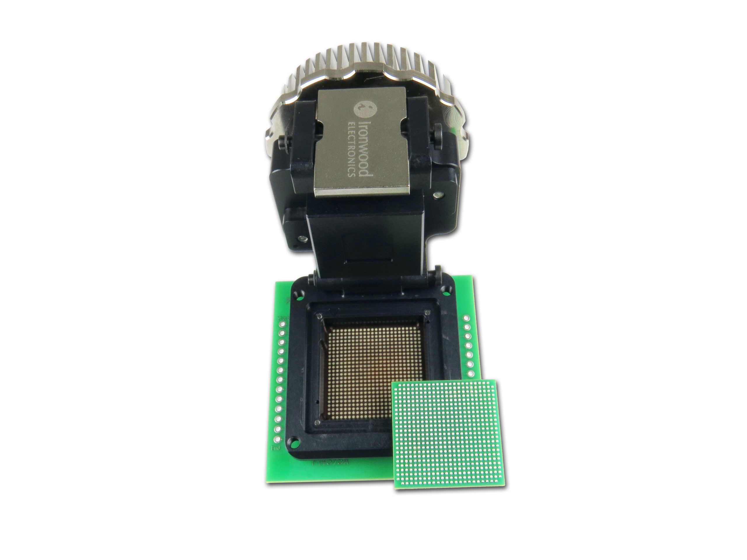 75GHz Clamshell BGA Socket with Heat Sink Lid