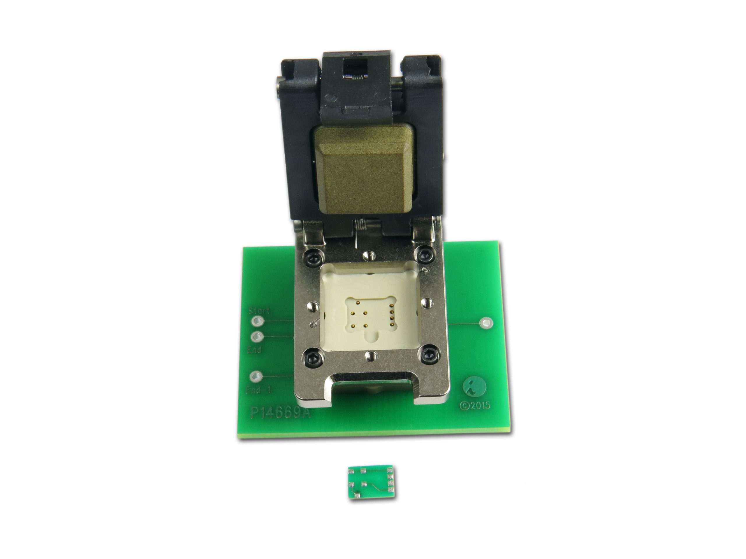 Clamshell Spring Pin Socket for Power Transistors