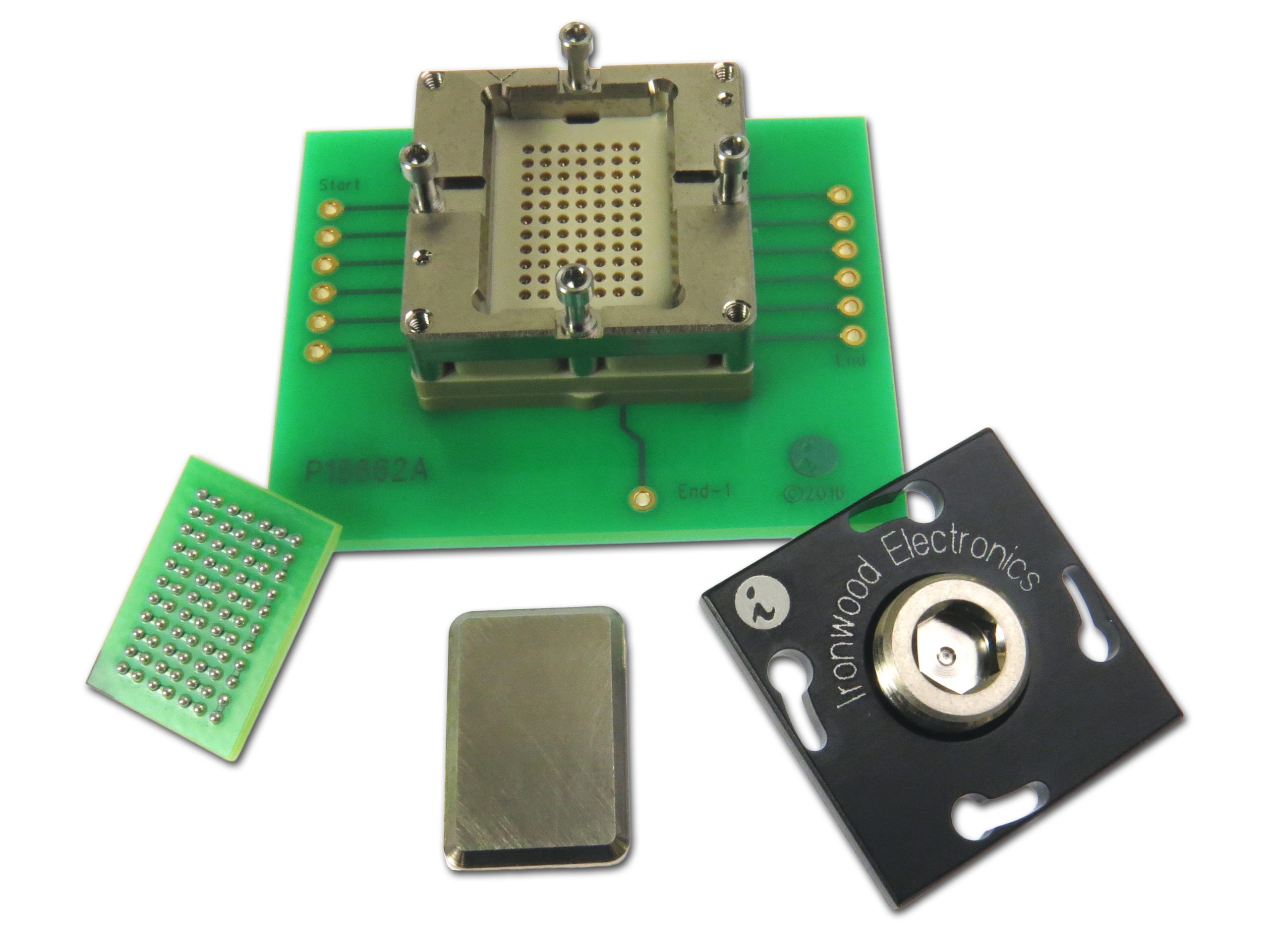 Swivel Lid Spring Pin BGA Socket for LVDS IC