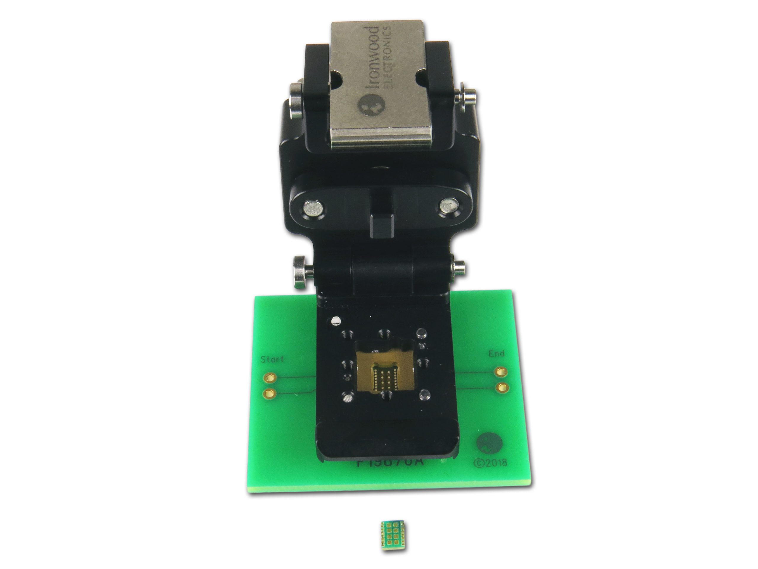 44 GHz Bandwidth Clamshell Lid Socket for QFN16
