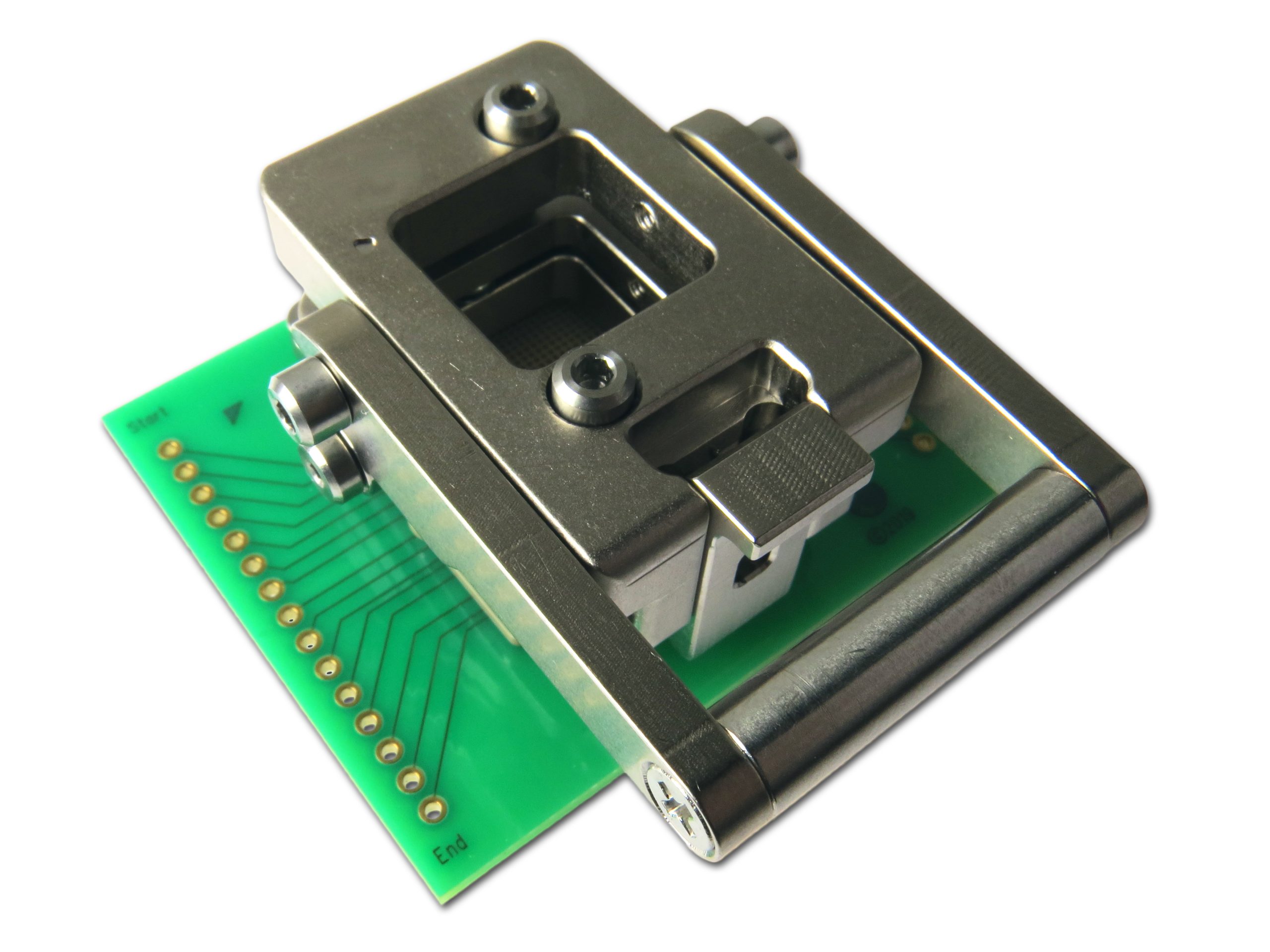 Lever Actuated Open Top Spring Pin Socket for BGA780