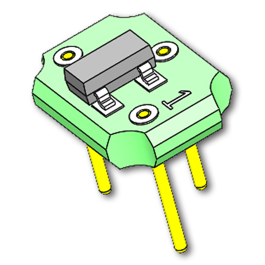 Package Converter Technology allows use of SMT devices on through hole PCB